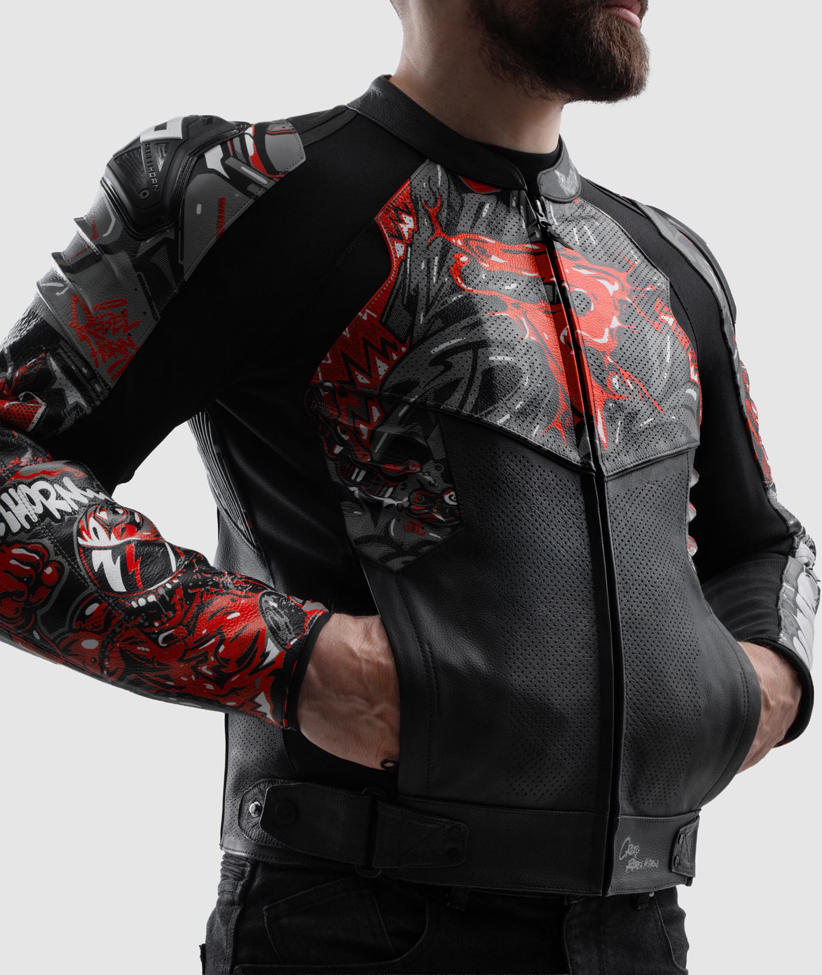Rebelhorn Vandal 2 Cruze Motorrad Lederjacke 58 Abbildung 3