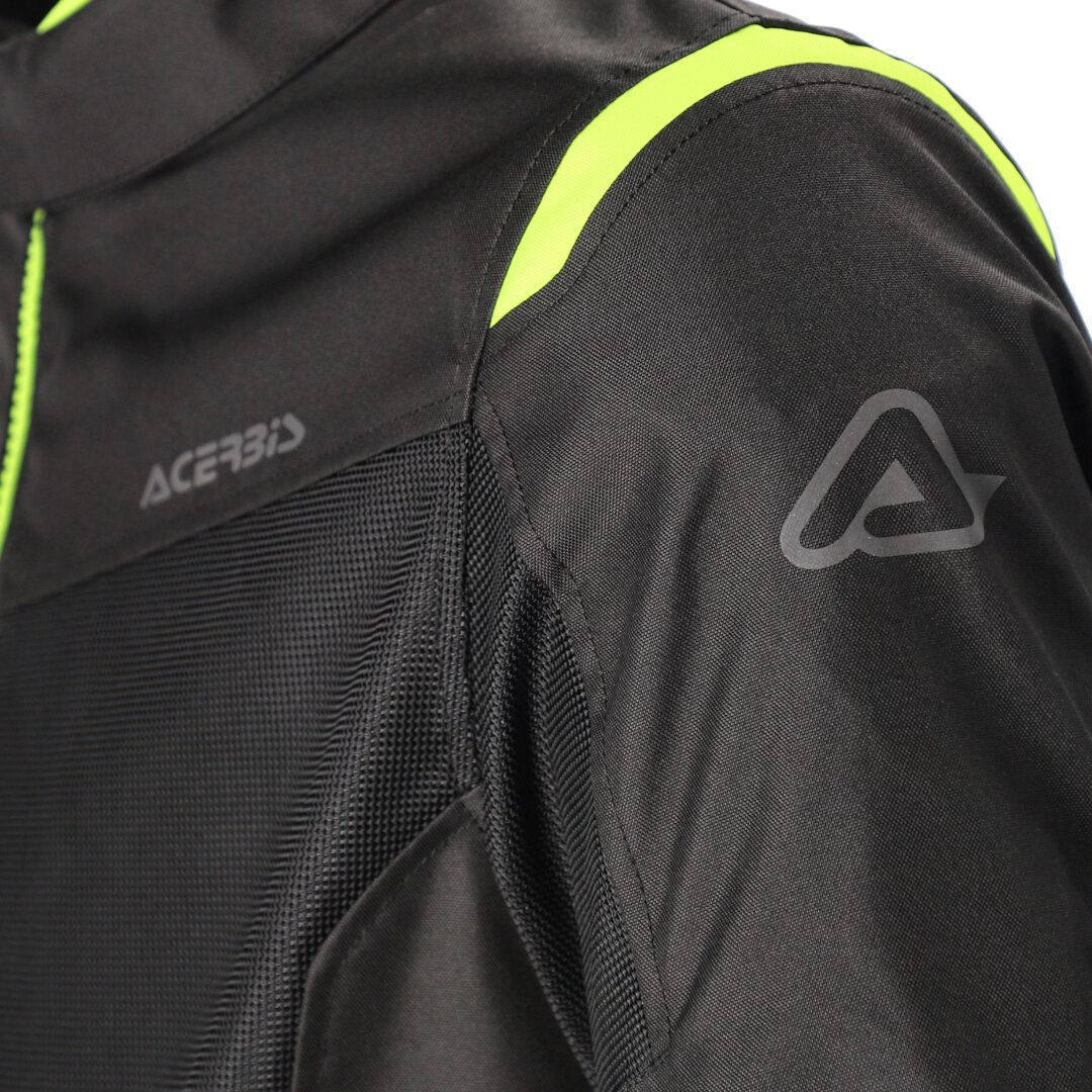 Acerbis Ramsey Vented 2.0 Mesh Motorcycle Textile Jacket black/yellow XL Figure 9