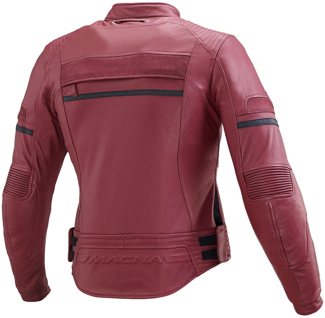 Macna Daisy Dames Motorfiets Leren Jas Bordeauxrood 38 Figuur 2