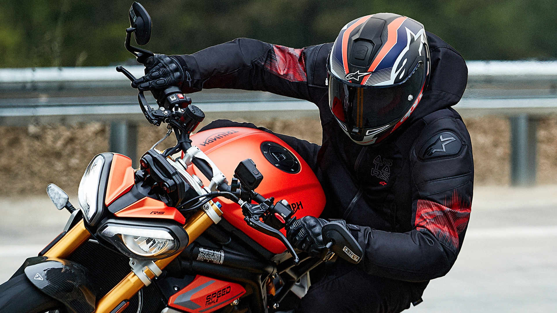 Alpinestars Supertech R10 Team Carbon Helm schwarz/rot/blau L (59/60) Abbildung 9