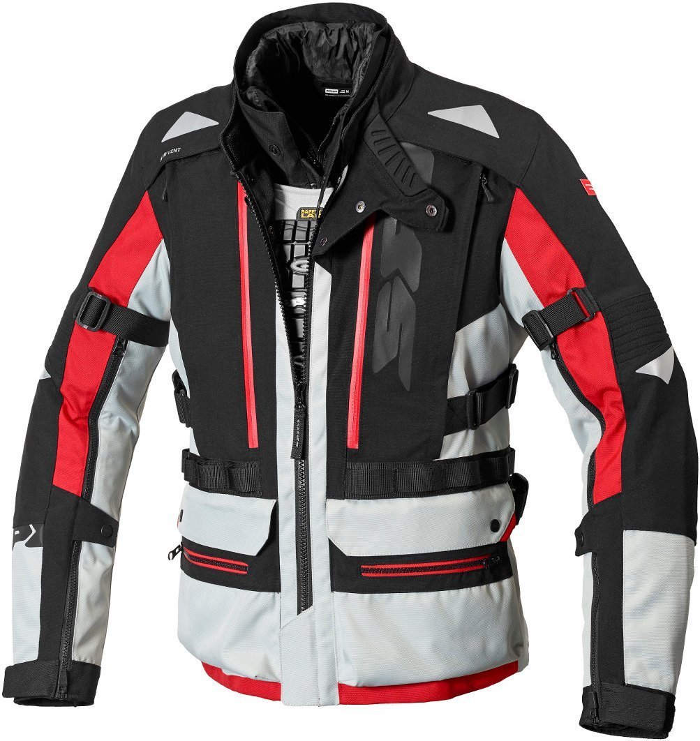Spidi H2Out Allroad Veste textile de moto Noir/Gris/Rouge XL Figure 2