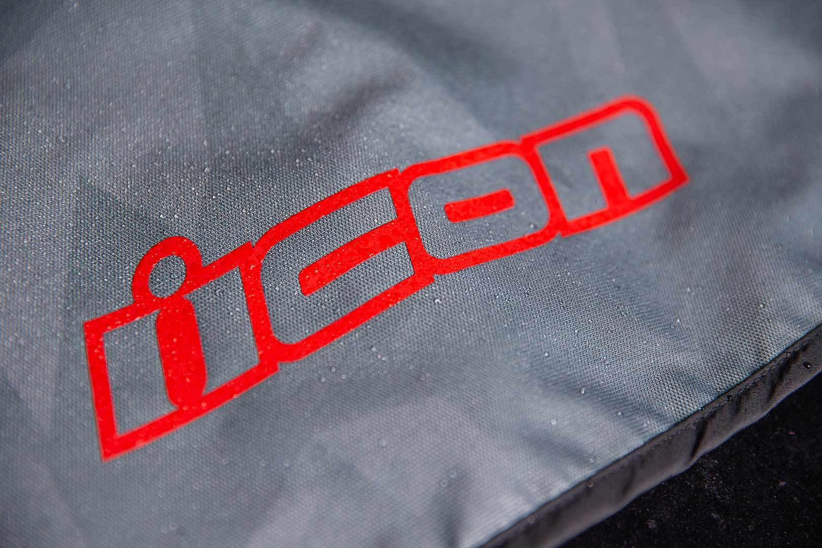 Icon Airform Battlescar Motorfiets textiel jas grijs 4XL Figuur 9