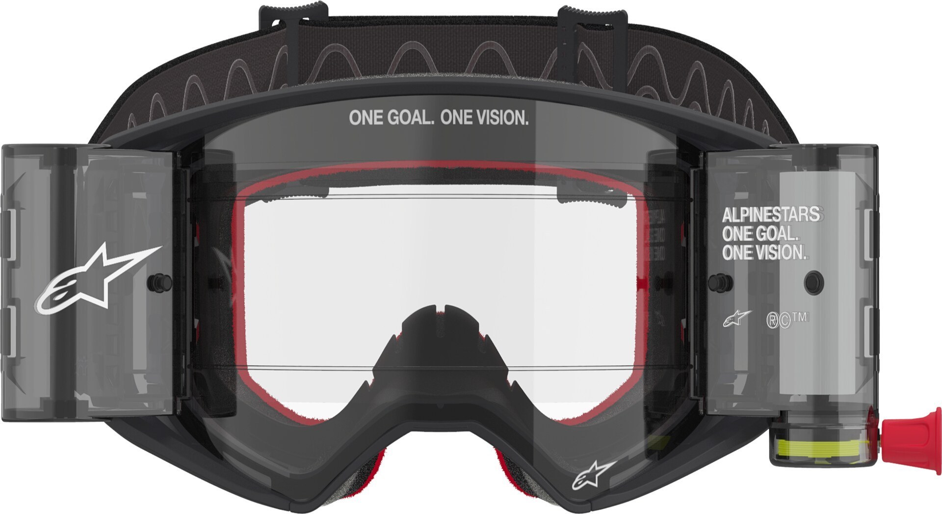 Alpinestars Supertech Corp Stripe Roll-Off Motocross Glasögon Figur 3
