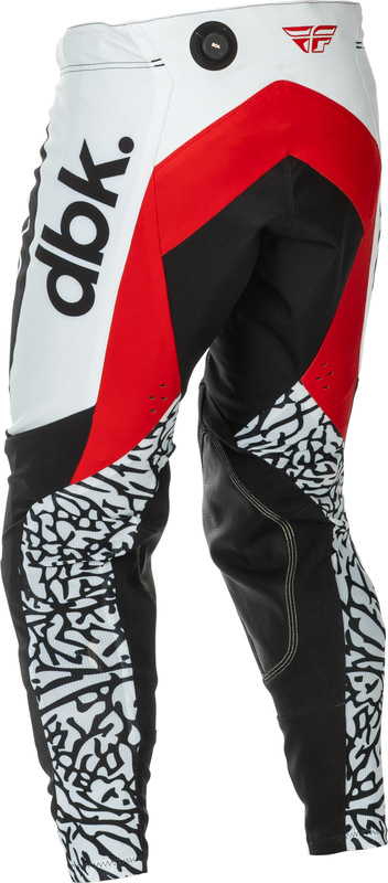 FLY Racing Evolution DST DBK Special Edition Byxor - Svart/Silver Figur 3