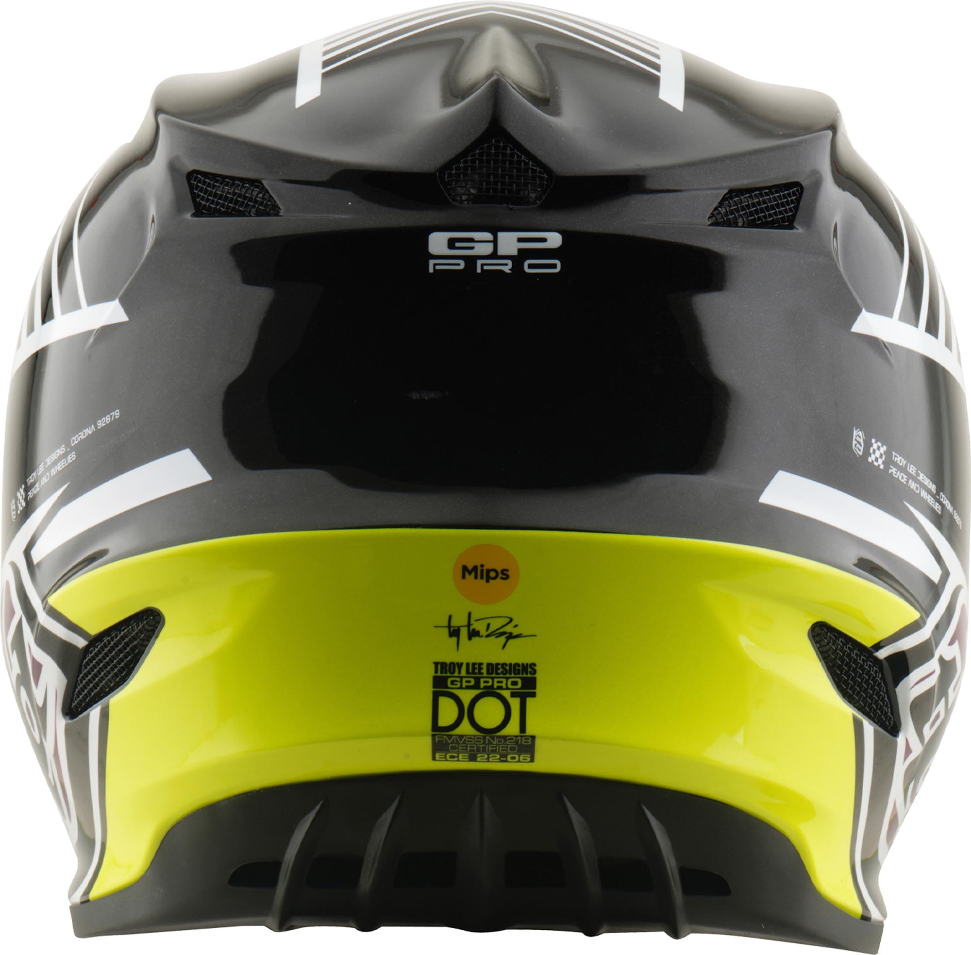 Troy Lee Designs GP Pro MIPS Segment Motocrosshjälm Svart/violett XS (54/55) Figur 7