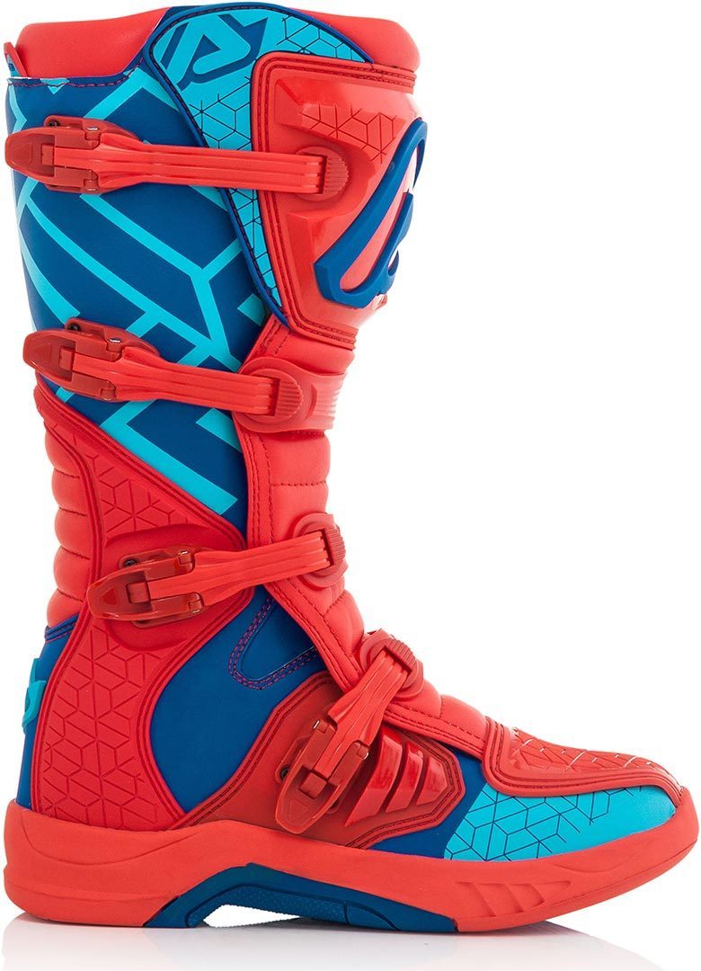 Acerbis X-Team Stivali Motocross blu/rosso 44 Figura 2
