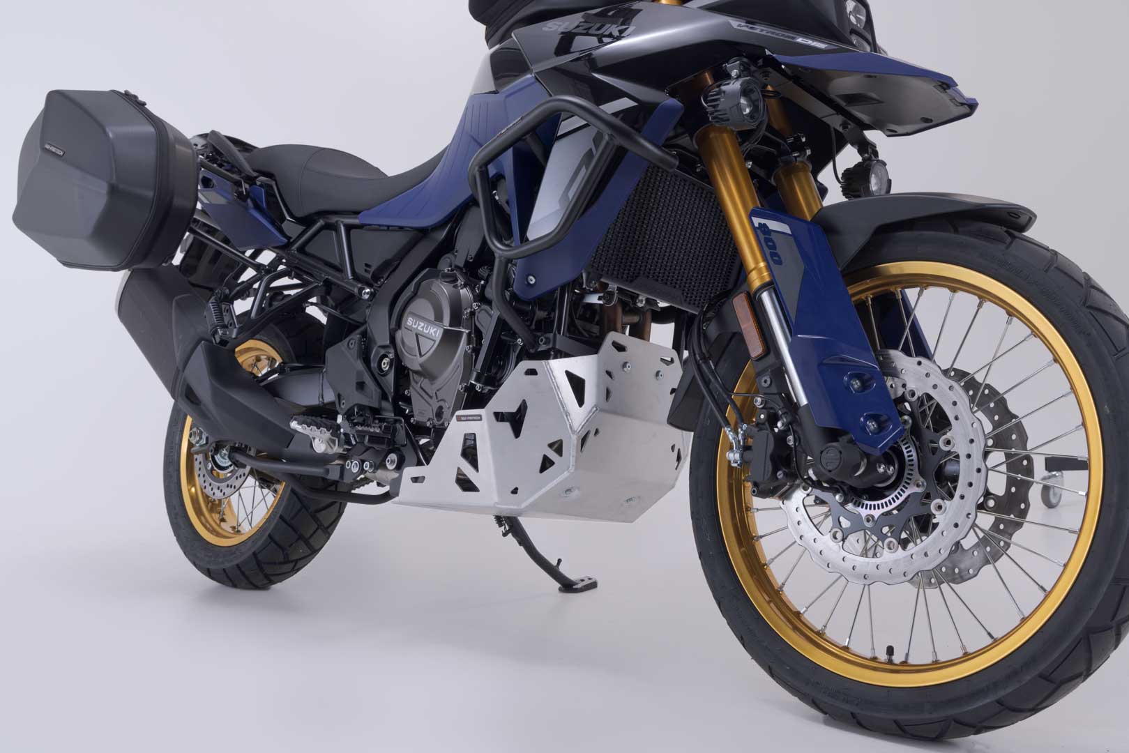 SW-Motech Motorskydd - Silver. Suzuki V-Strom 800 / 800DE (22-). Figur 1