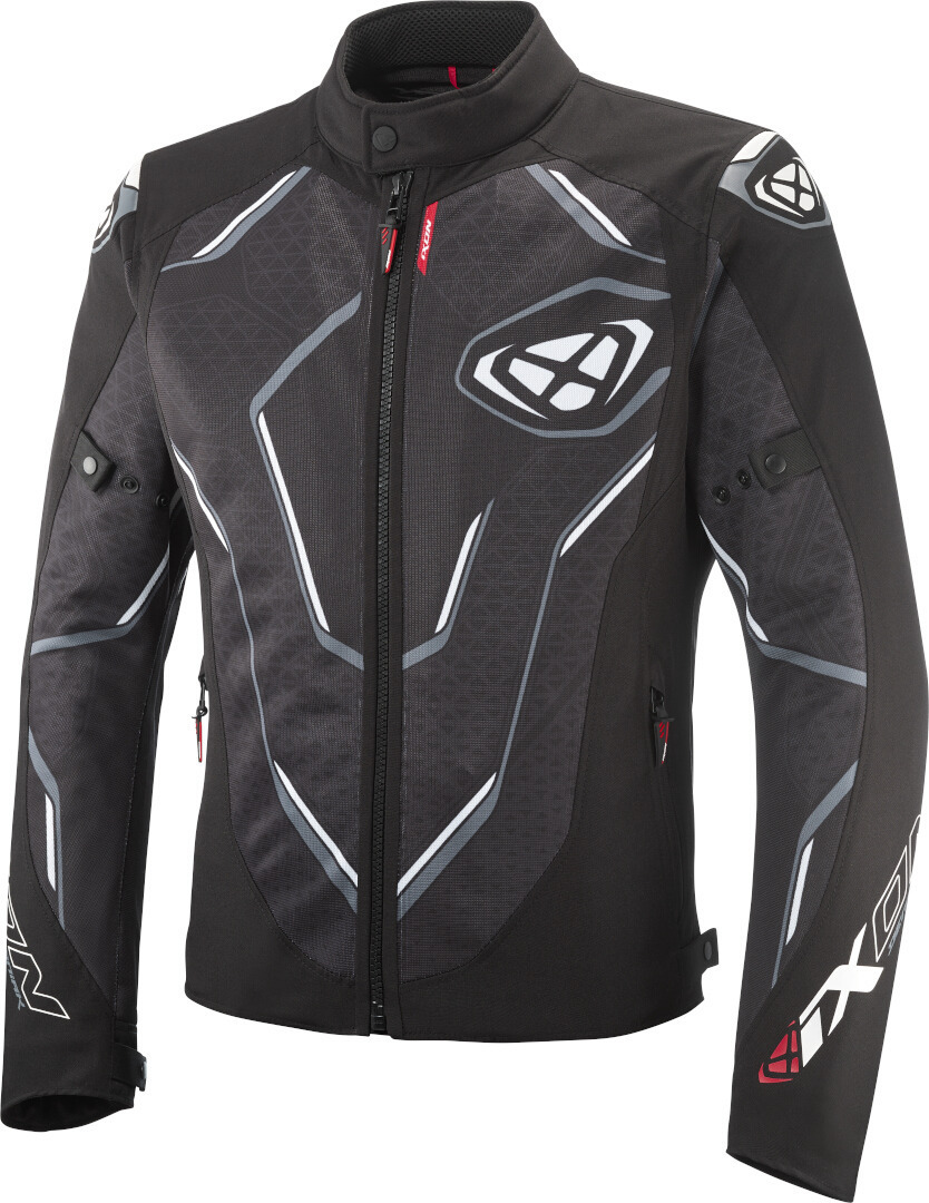 Ixon Demoniak Motorcycle Textile Jacket black/white L Figure 1