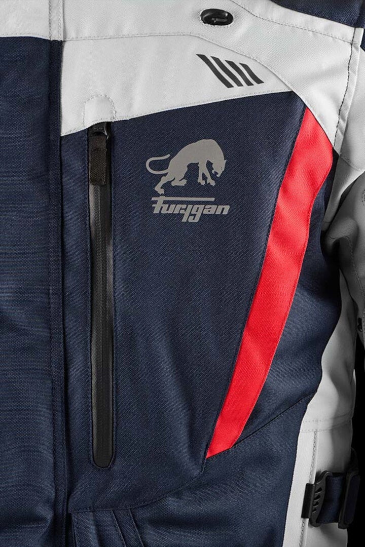 Furygan Apalaches Evo Motorcycle Textile Jacket blue/white/red 5XL Figure 11