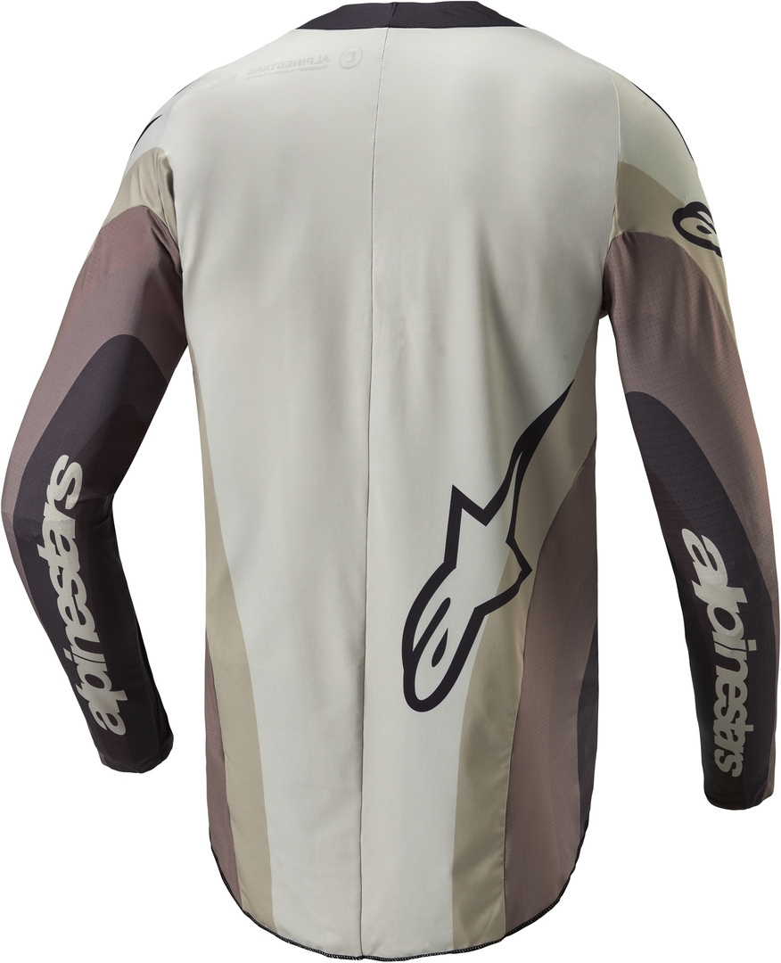 Alpinestars Techstar Pneuma Motocross Jersey grau/beige M Abbildung 2