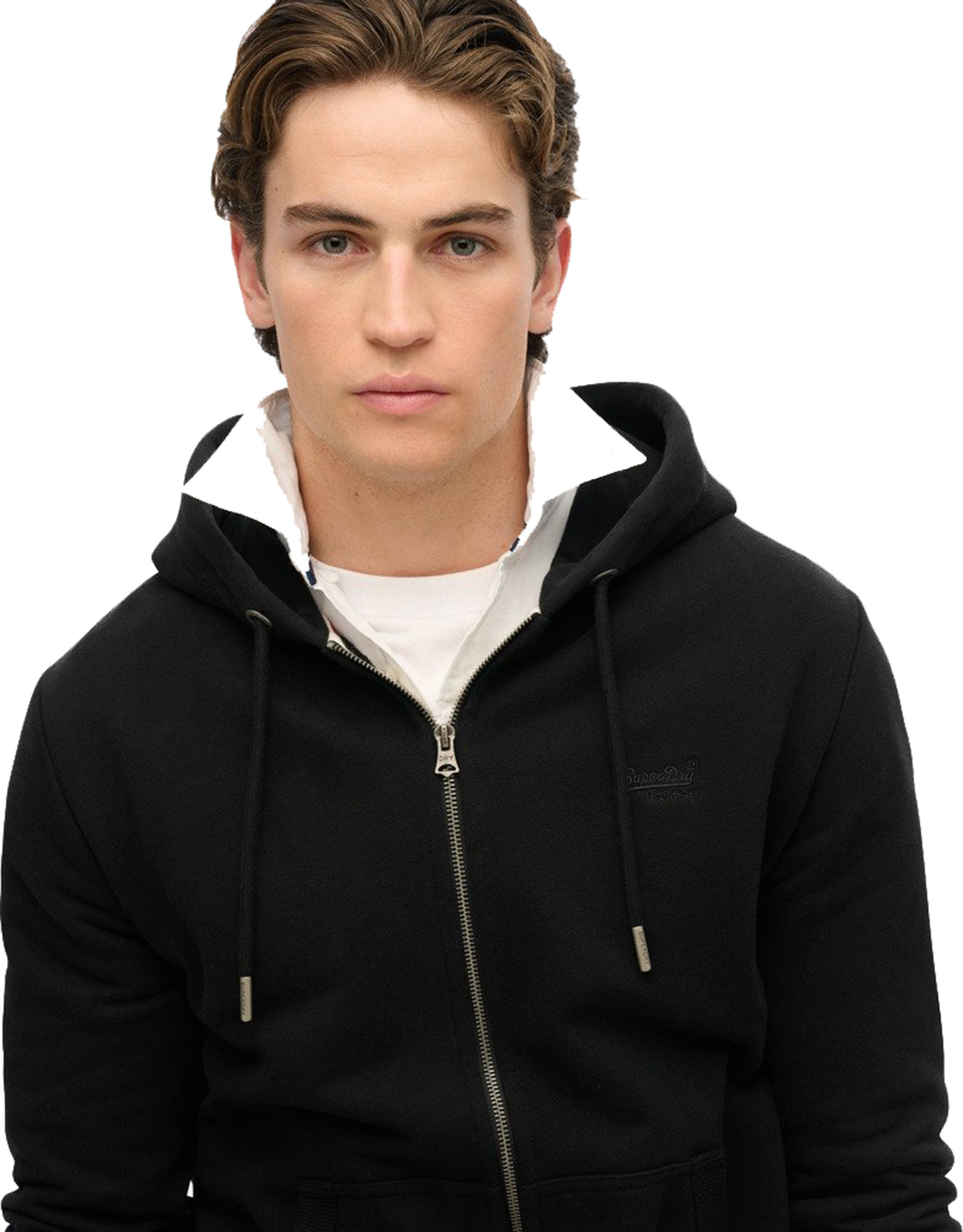 Superdry & Co Essential Logo Sweat à capuche zippé noir 2XL Figure 3