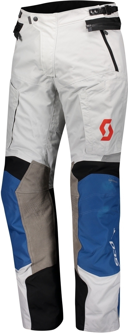 Scott Dualraid Dryo Motorrad Textilhose blau/grau M Abbildung 1