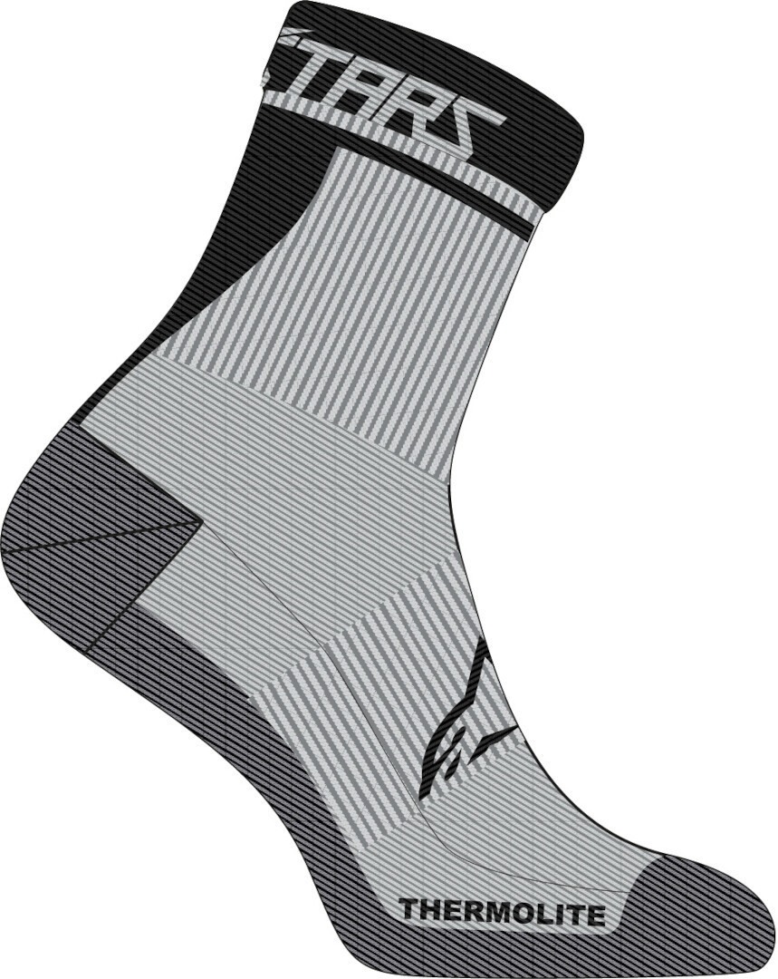 Alpinestars Winter Therm 17 Bicycle Socks grey/black M Figure 1