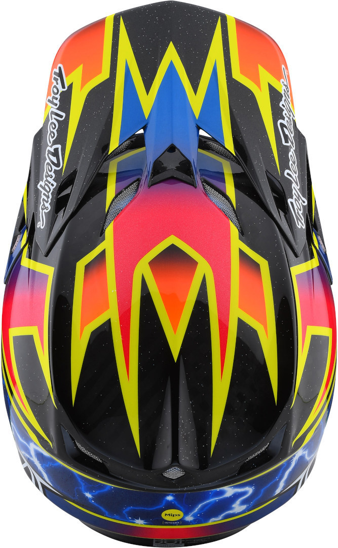 Troy Lee Designs SE5 Lightning MIPS Carbon Motocross hjälm Svart/rosa XS (53/54) Figur 2
