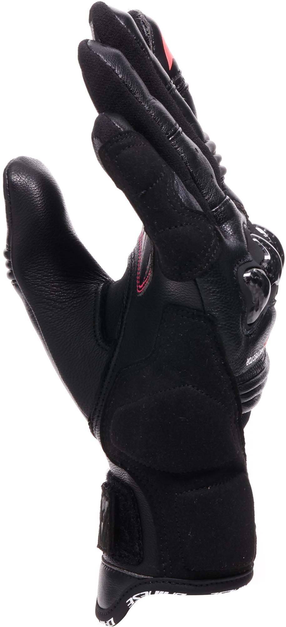 Dainese Reacto Carbon Short Damen Motorradhandschuhe schwarz/rosa XL Abbildung 4