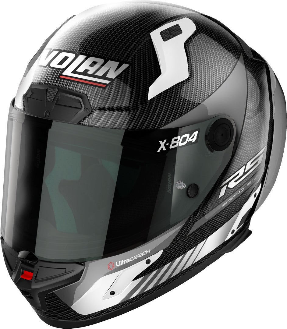 Nolan X-804 RS Ultra Carbon Hot Lap Přilba černobílá M (58) Obrázek 1