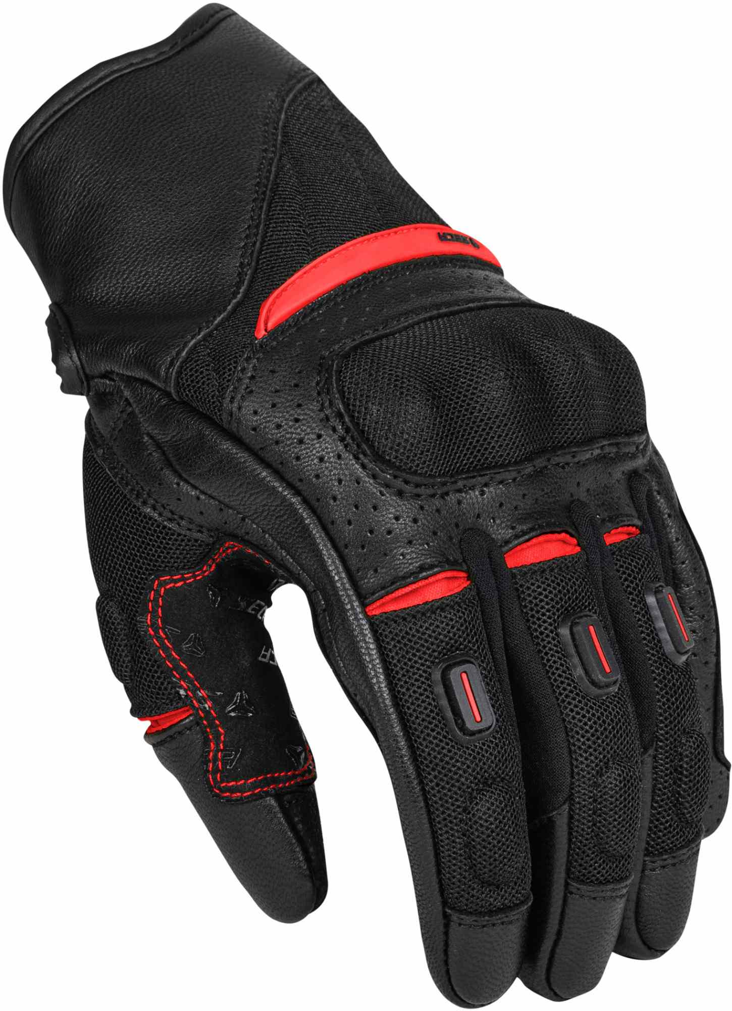 Seca Axis Mesh II Motorrad Handschuhe schwarz/rot M Abbildung 2
