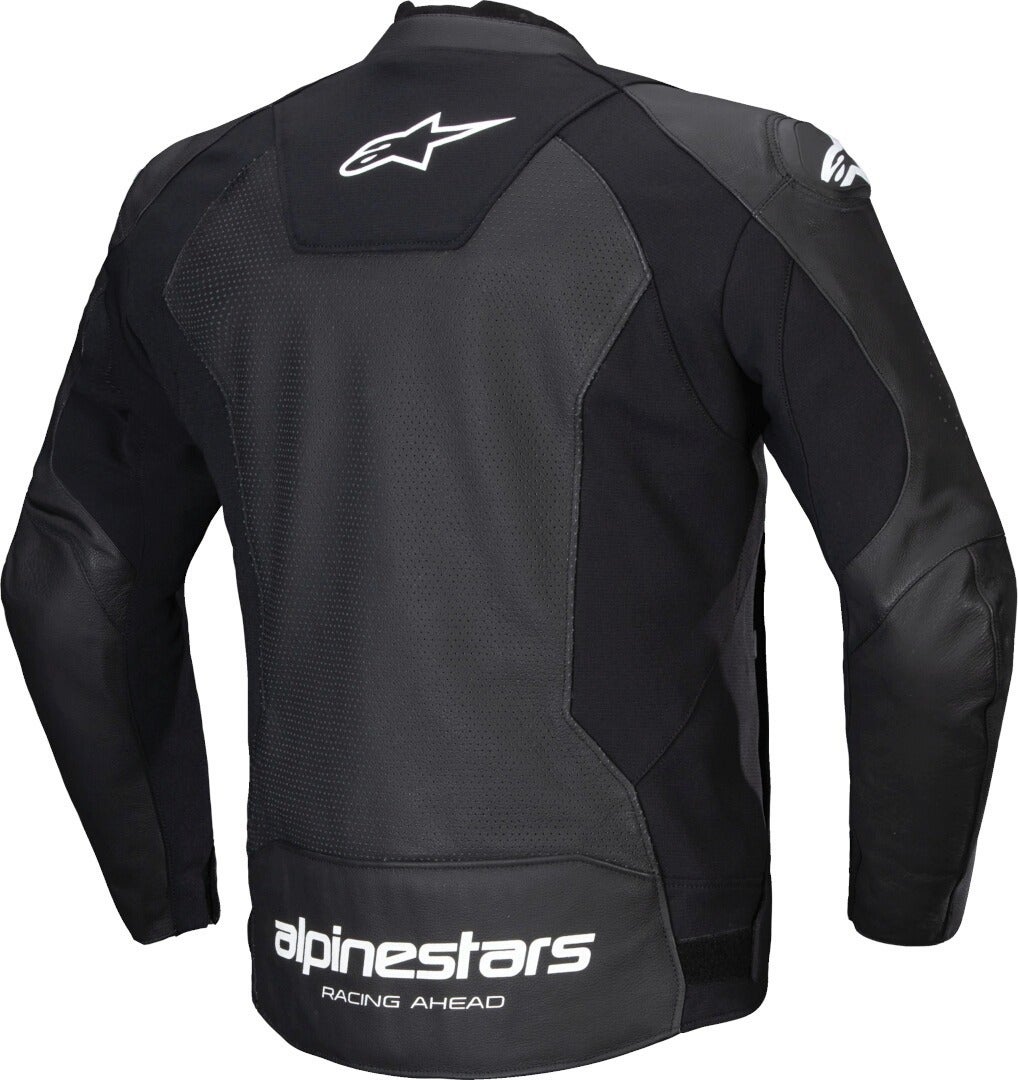 Alpinestars Faster V3 Airflow perforated Motorcycle Leather- / Textile Jacket black/white 54 Figure 2