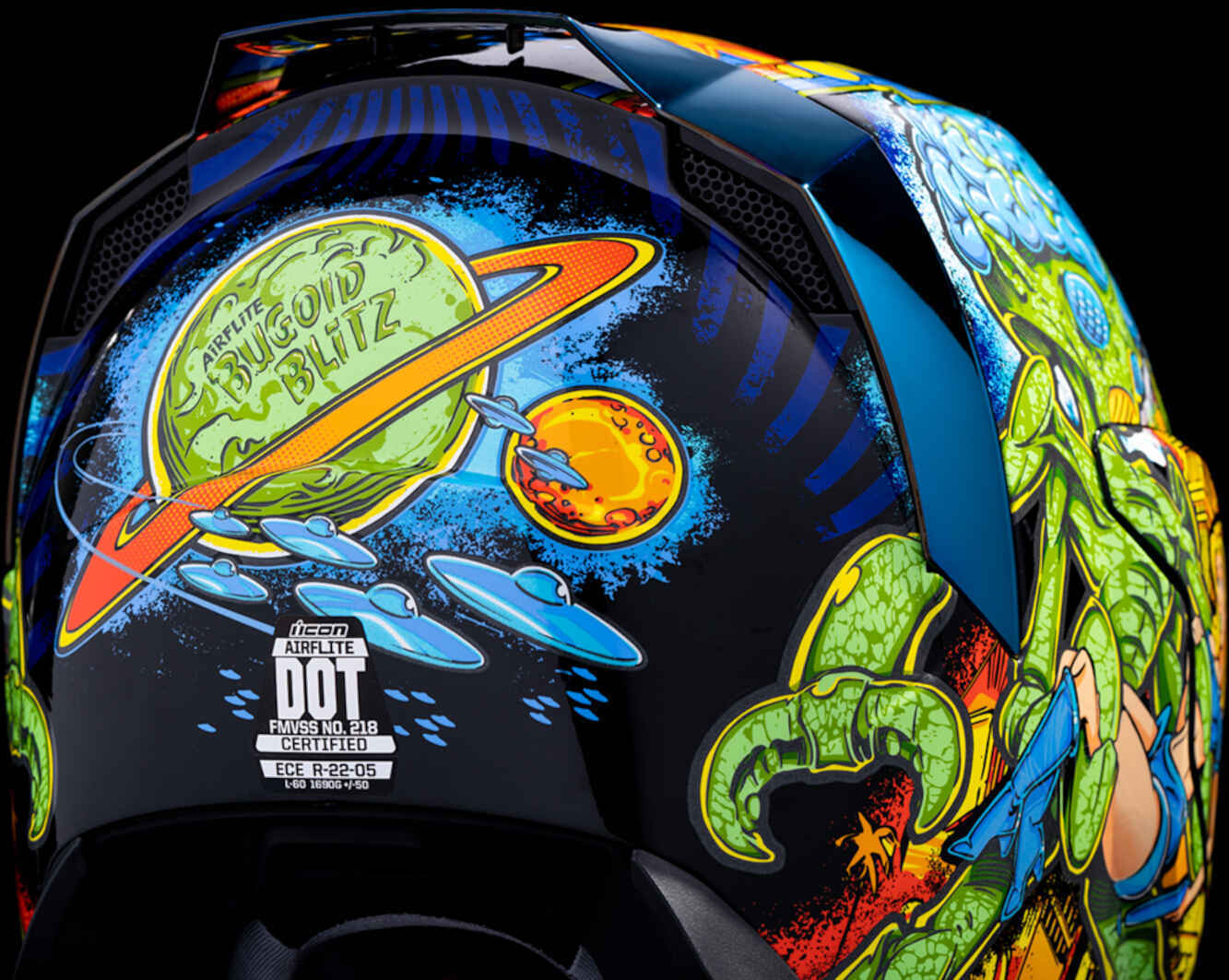 Icon Airflite Bugoid Blitz Helm L (59/60) Abbildung 8