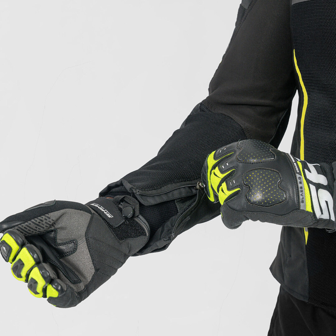 SHIMA Solid 2.0 Vented waterproof Motorcycle Textile Jacket black/yellow M Figure 6