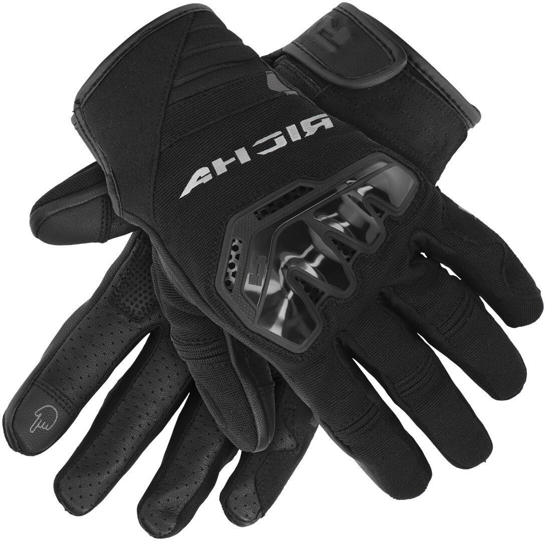Richa Stradale Summer perforated Motorcycle Gloves black L Figure 3