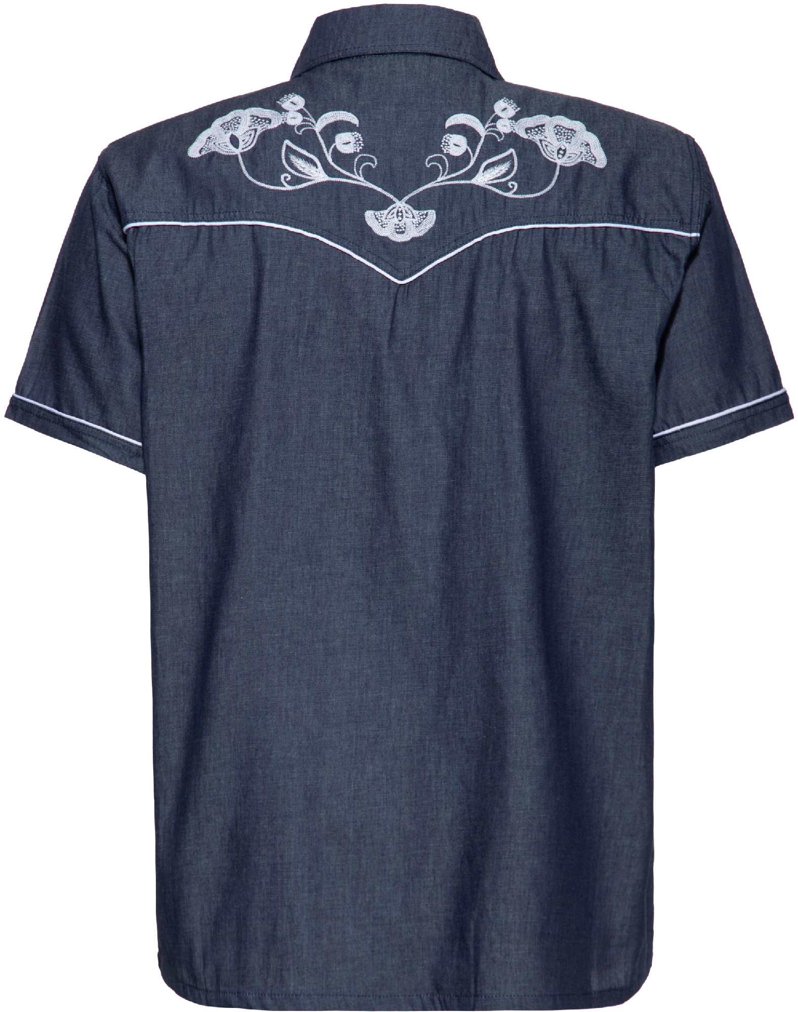 King Kerosin Western Short Sleeve Shirt M Figure 2