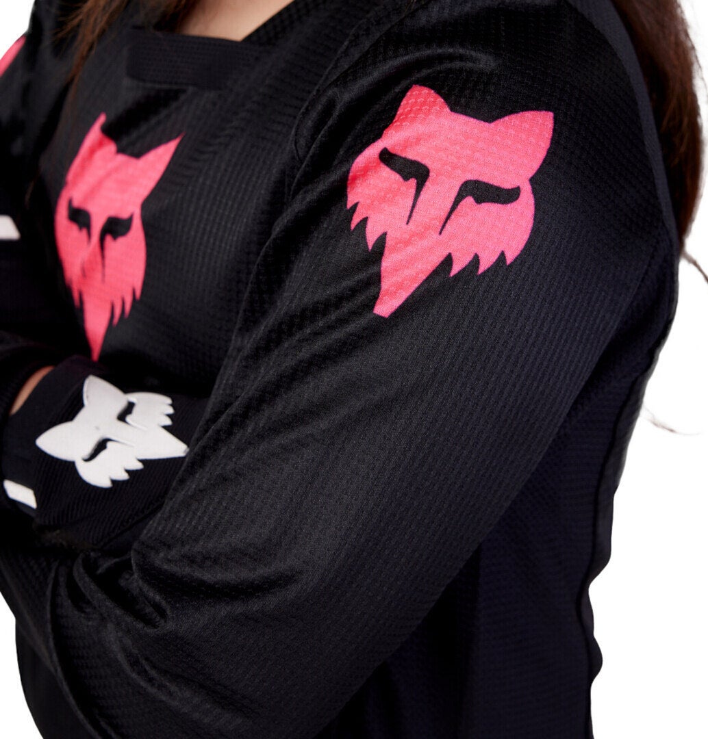 FOX 180 Blackout 2023 Mädchen Motocross Jersey YM Abbildung 5