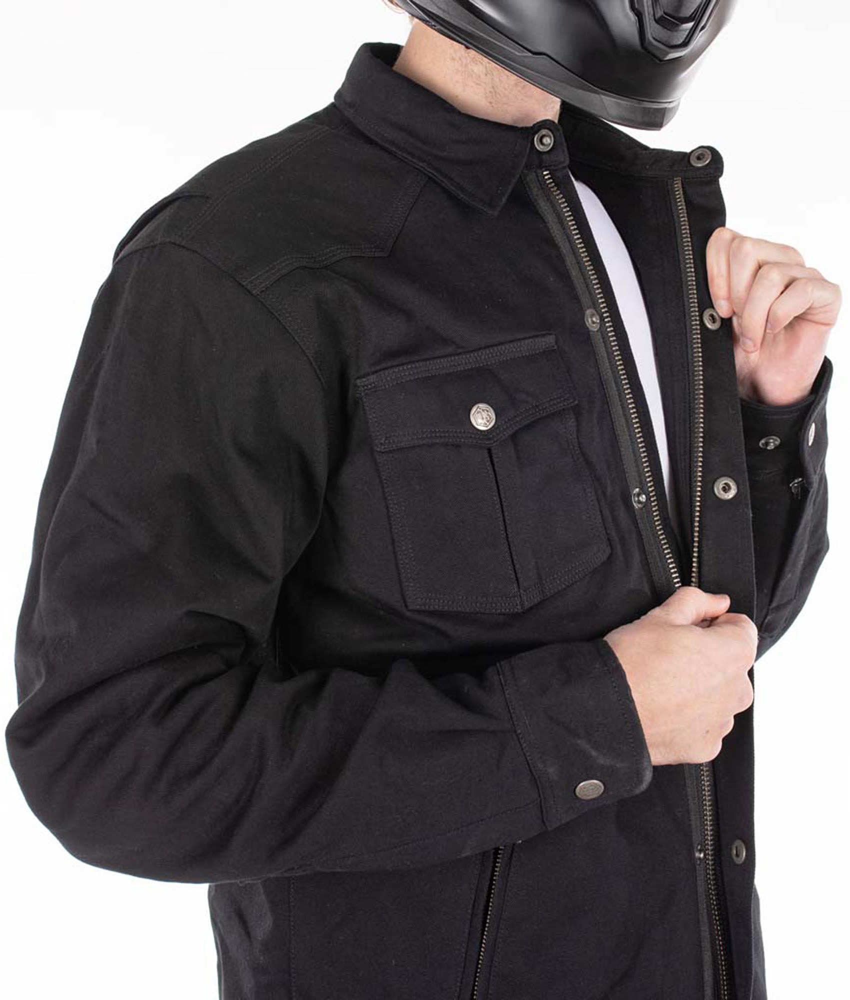 Rusty Stitches Dean Fleece Tech Motorrad Textiljacke S Abbildung 4
