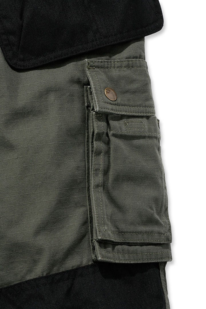 Carhartt Multi Pocket Ripstop 바지 짙은 녹색 34 L30 그림 5
