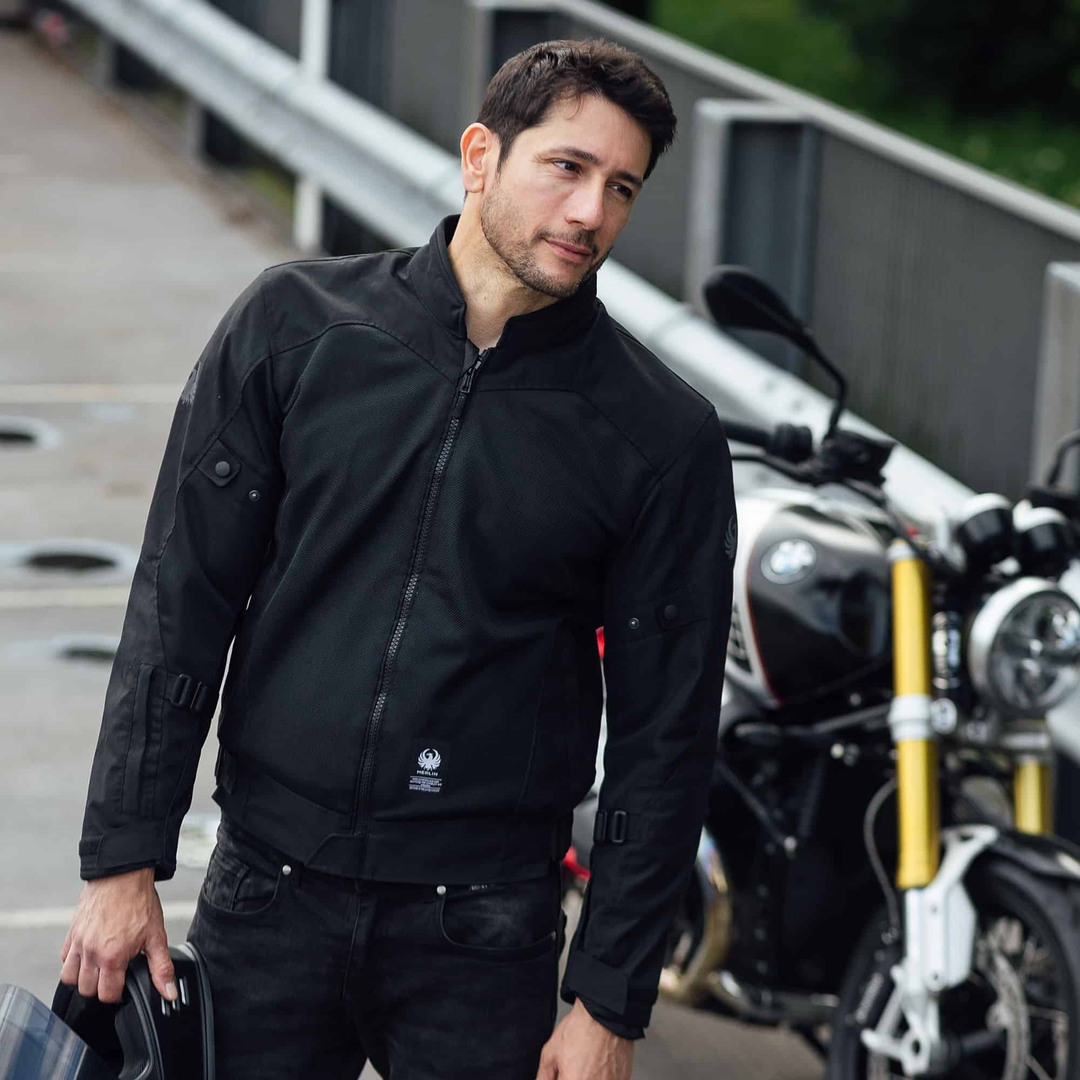 Merlin Prospect Air Mesh Motorcycle Textile Jacket black M Figure 3