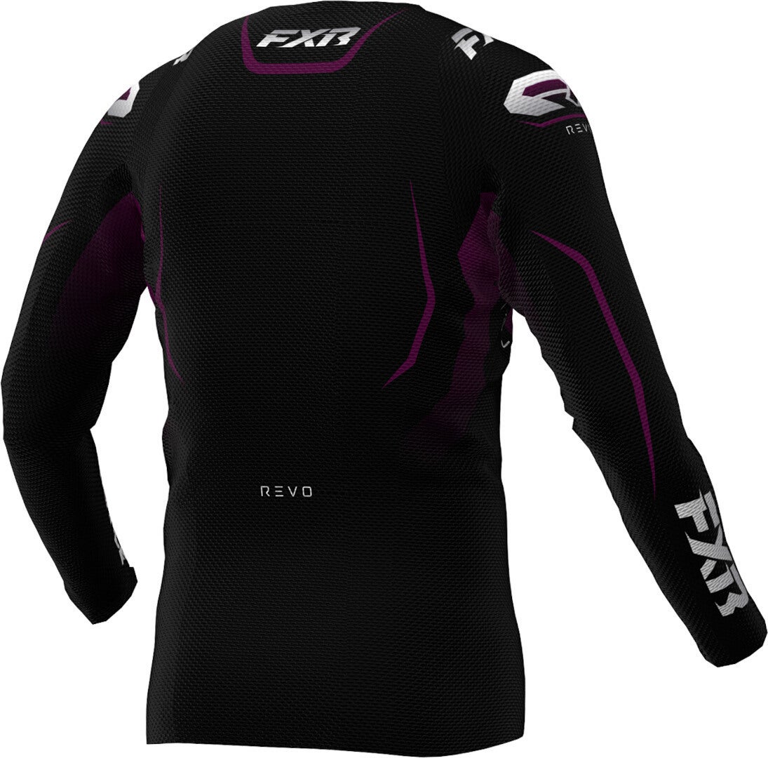 FXR Revo 2025 Motocross trøje sort/hvid/lilla XL Figur 2