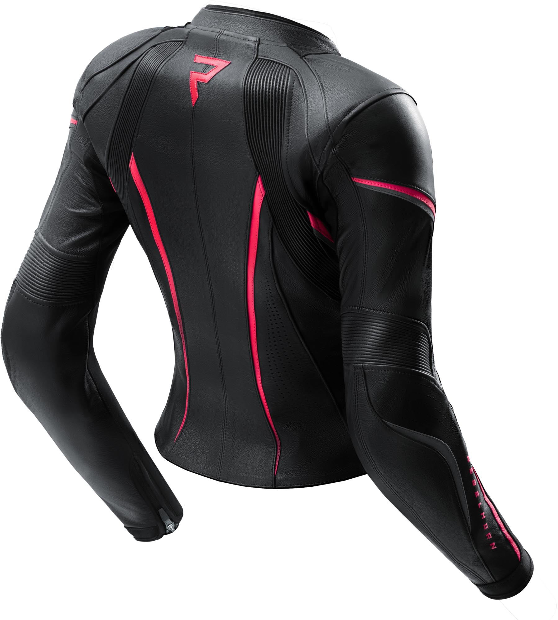 Rebelhorn Diva ST Damen Motorrad Lederjacke schwarz/rosa 40 Abbildung 2