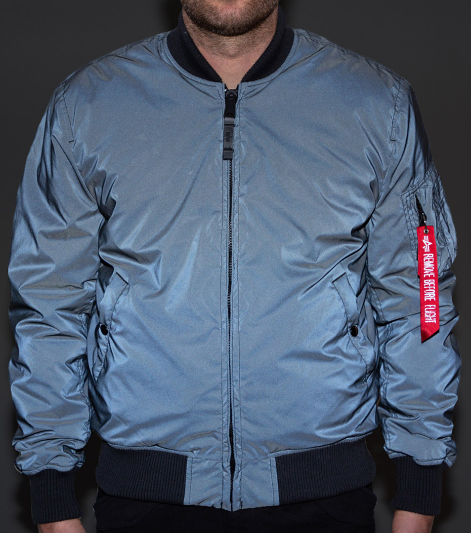Alpha Industries MA-1 VF 59 Reflective Jacket black L Figure 2