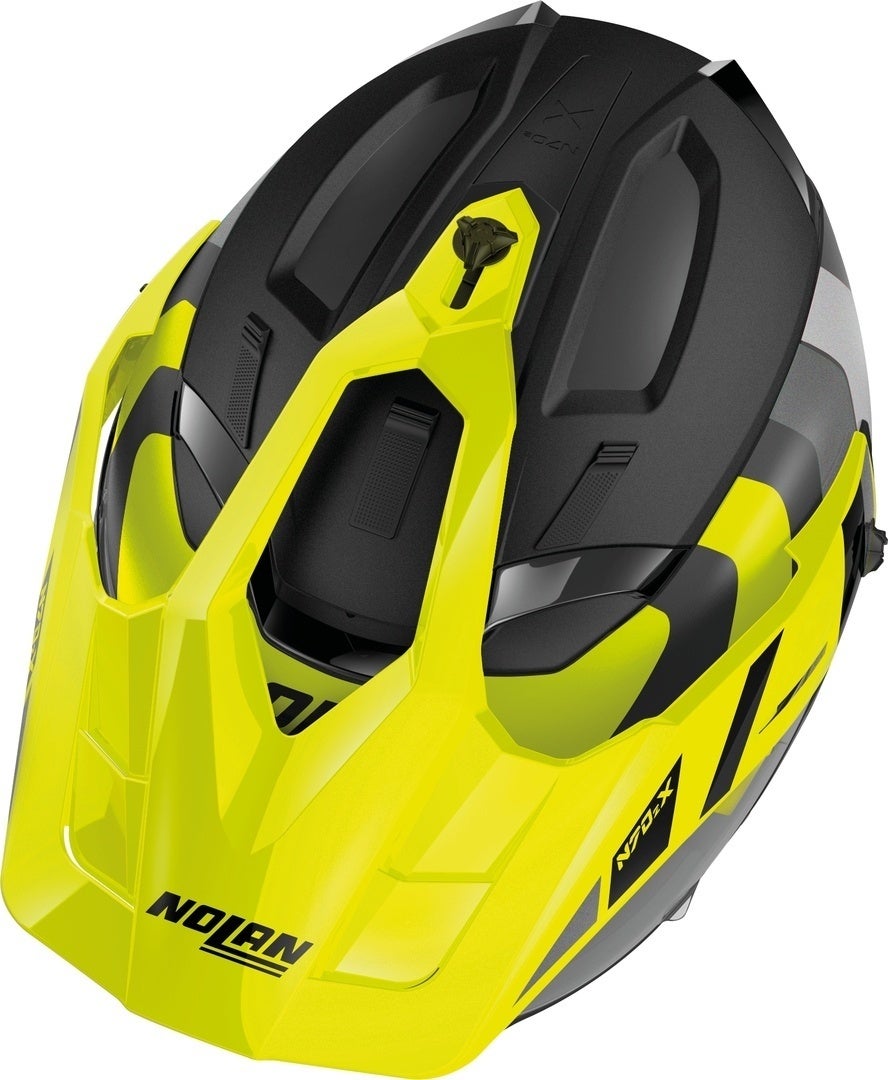 Nolan N70-2 X Decurio N-Com Helm schwarz/gelb M (58) Abbildung 2