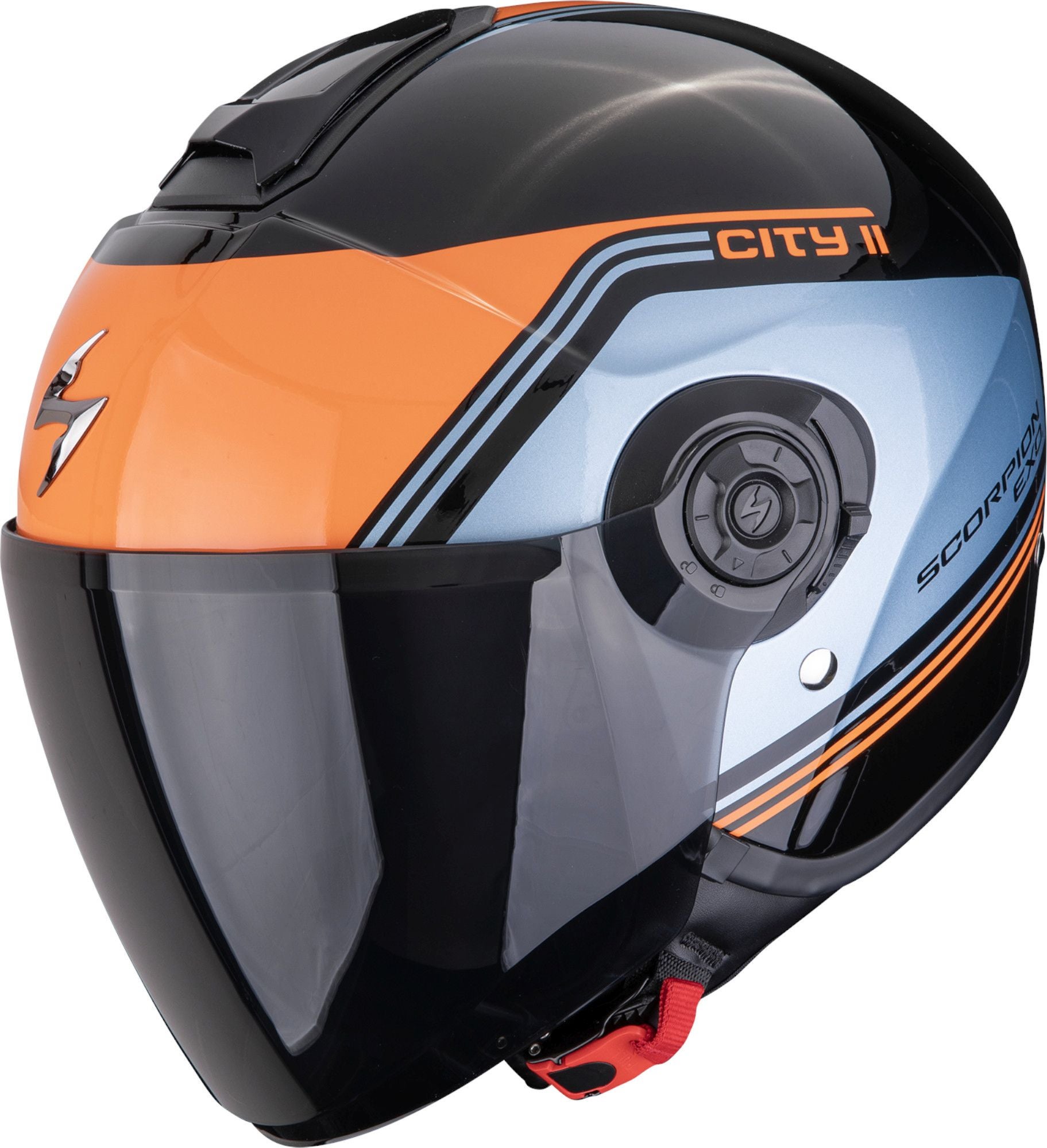Scorpion Exo-City II Vita Casque ouvert noir/bleu/orange S (55/56) Figure 1
