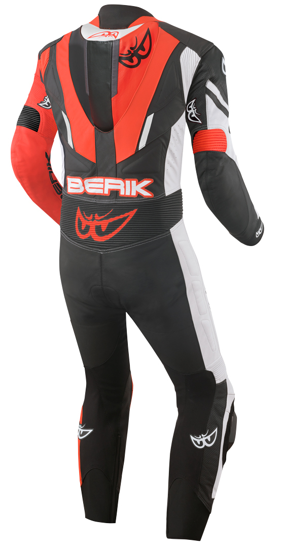 Berik Metric Evo One Piece Motorcycle Leather Suit black/red/white 48 Figure 2