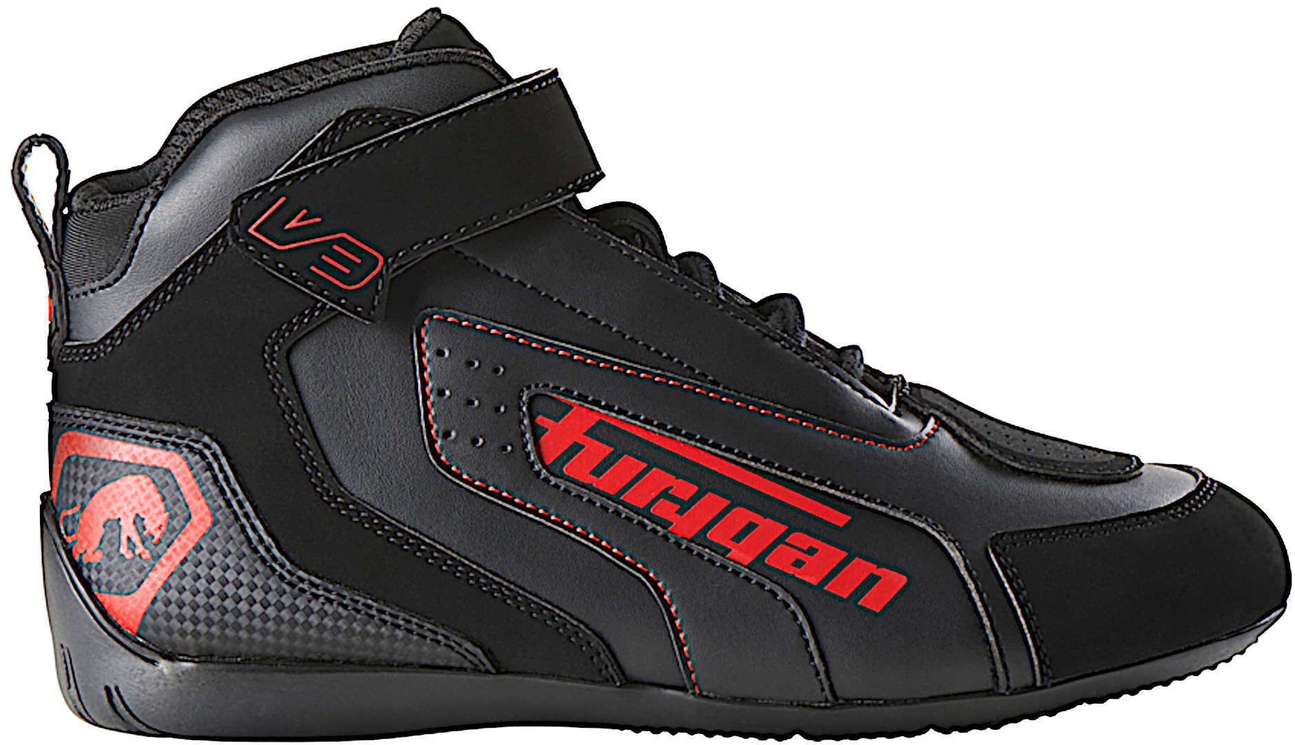 Furygan V3 Motorradschuhe schwarz/rot 42 Abbildung 1