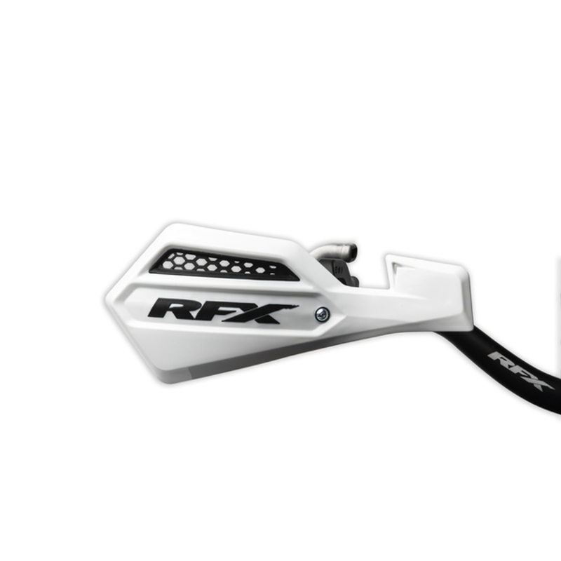 RFX Guardamanos Serie 1 (blanco/negro) con kit de montaje