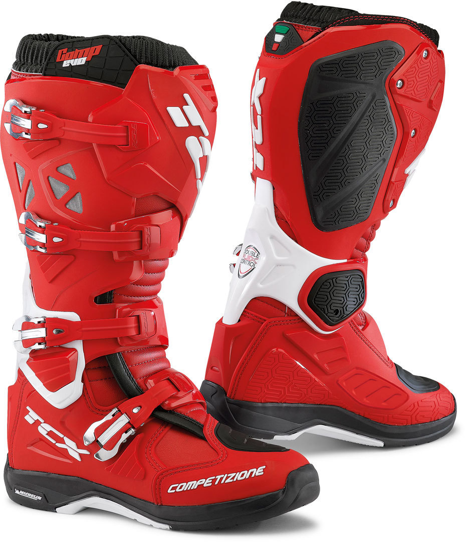 TCX Comp Evo 2 Michelin Botas de motocross Rojo/Blanco 48 Figura 1