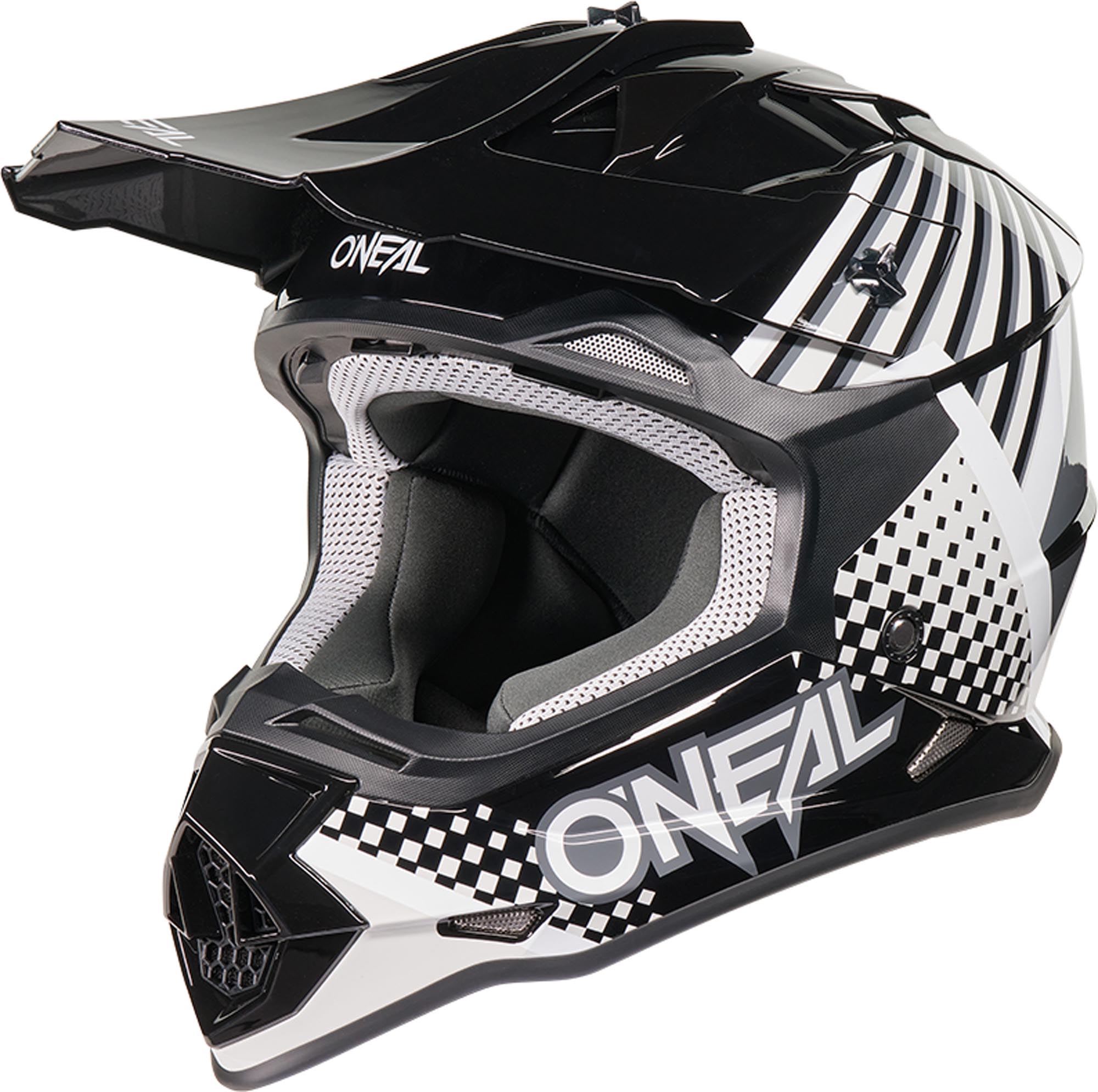 Oneal 2SRS Vector Motocross Helmet black/grey S (55/56) Figure 1