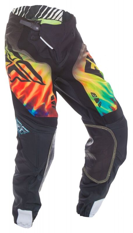FLY Racing Lite Byxor Batik-Färg/Svart 30 Begränsad Upplaga Figur 2