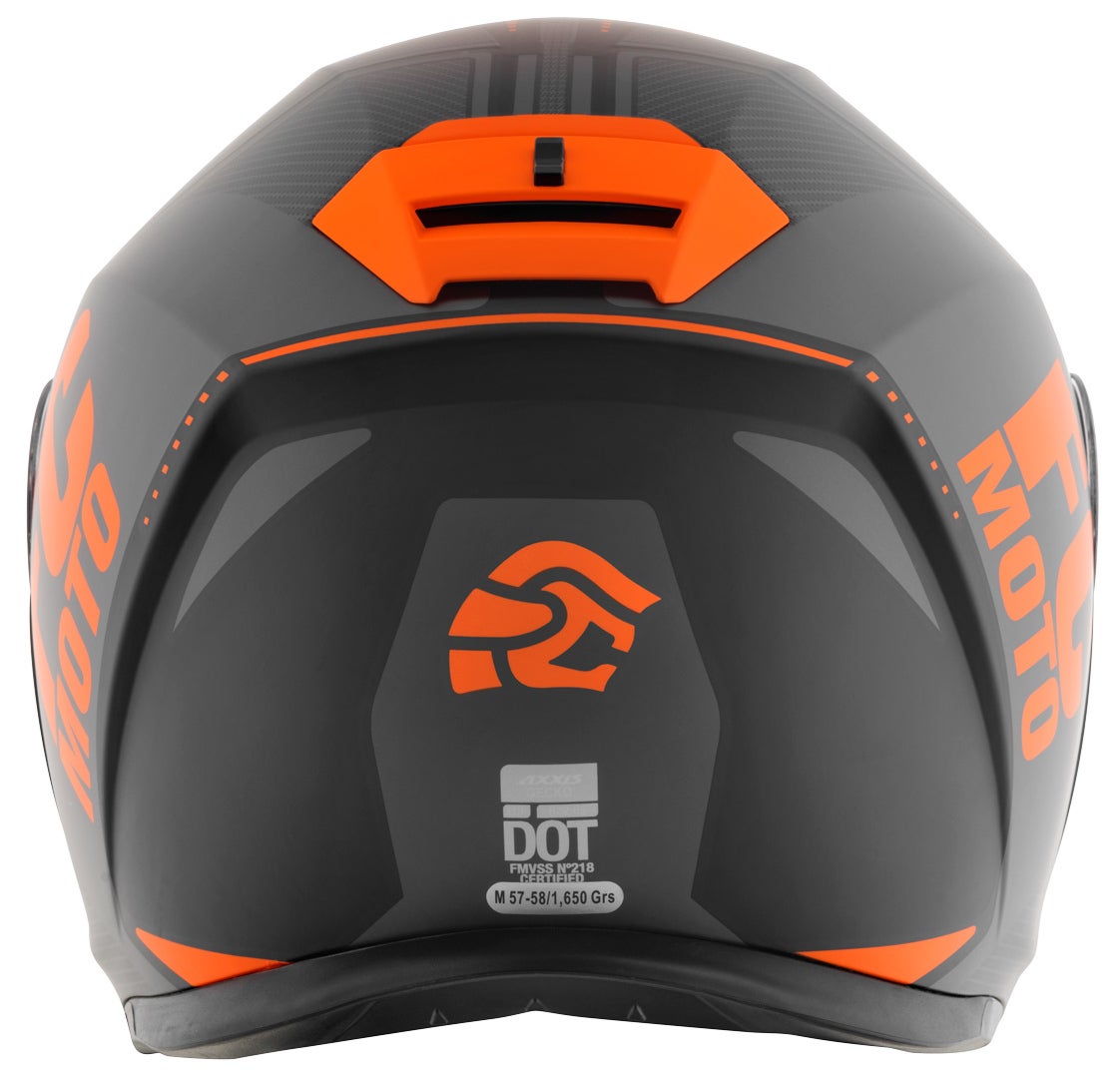 FC-Moto Novo Circuit Hjelm sort/orange XL (61/62) Figur 7