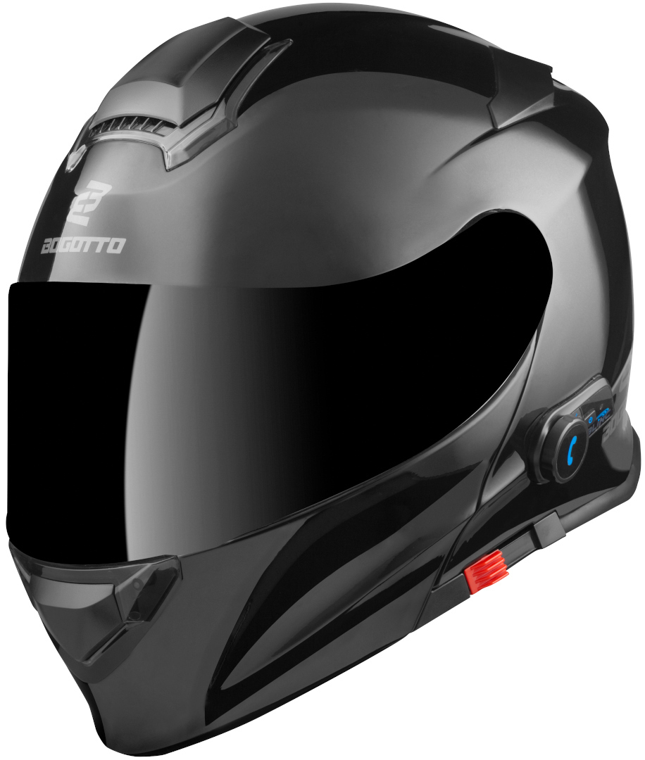 Bogotto V271 BT Bluetooth Klapphelm schwarz S Abbildung 3