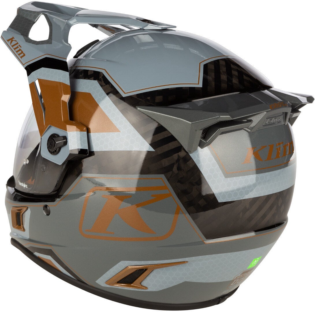 Klim Krios Pro Rally ECE/DOT Carbon Enduro hjelm bronze/sort/grå XL (61/62) Figur 2