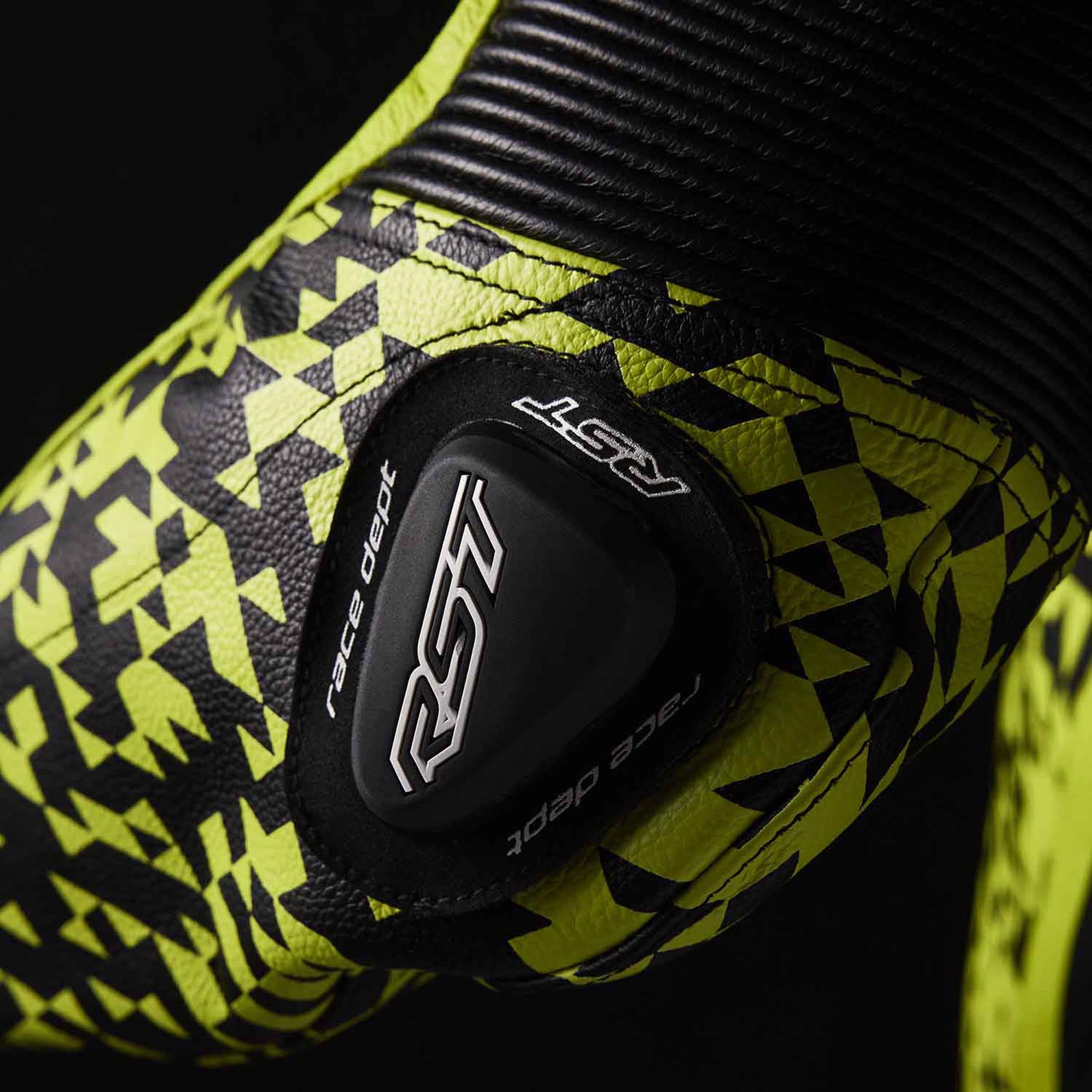 RST Pro Series D3O Airbag perforated 1-Piece Motorcycle Leather Suit fluo-yellow/black/neon-yellow 50 Figure 11