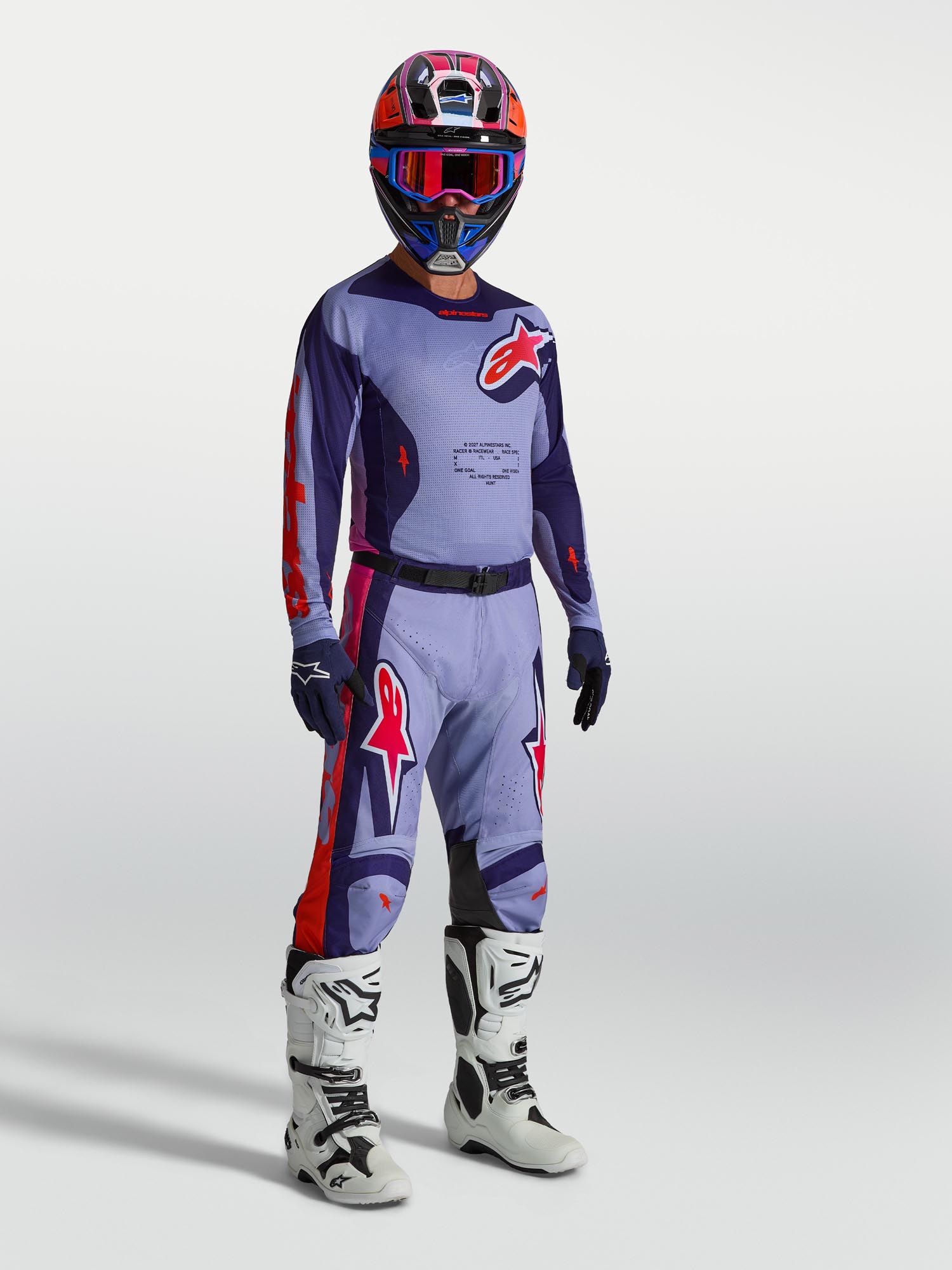 Side view of Alpinestars Racer Air Hunt Motocross Pants