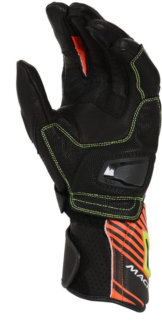Macna Airpack Guantes de moto negro/rojo/amarillo L Figura 2