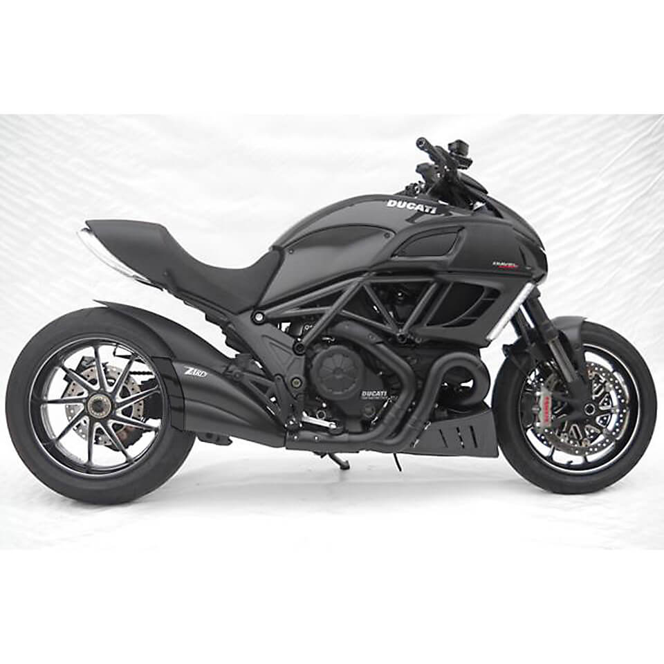 ZARD Ducati Diavel, preto, tampa de extremidade prateada Artigo principal Figura 1