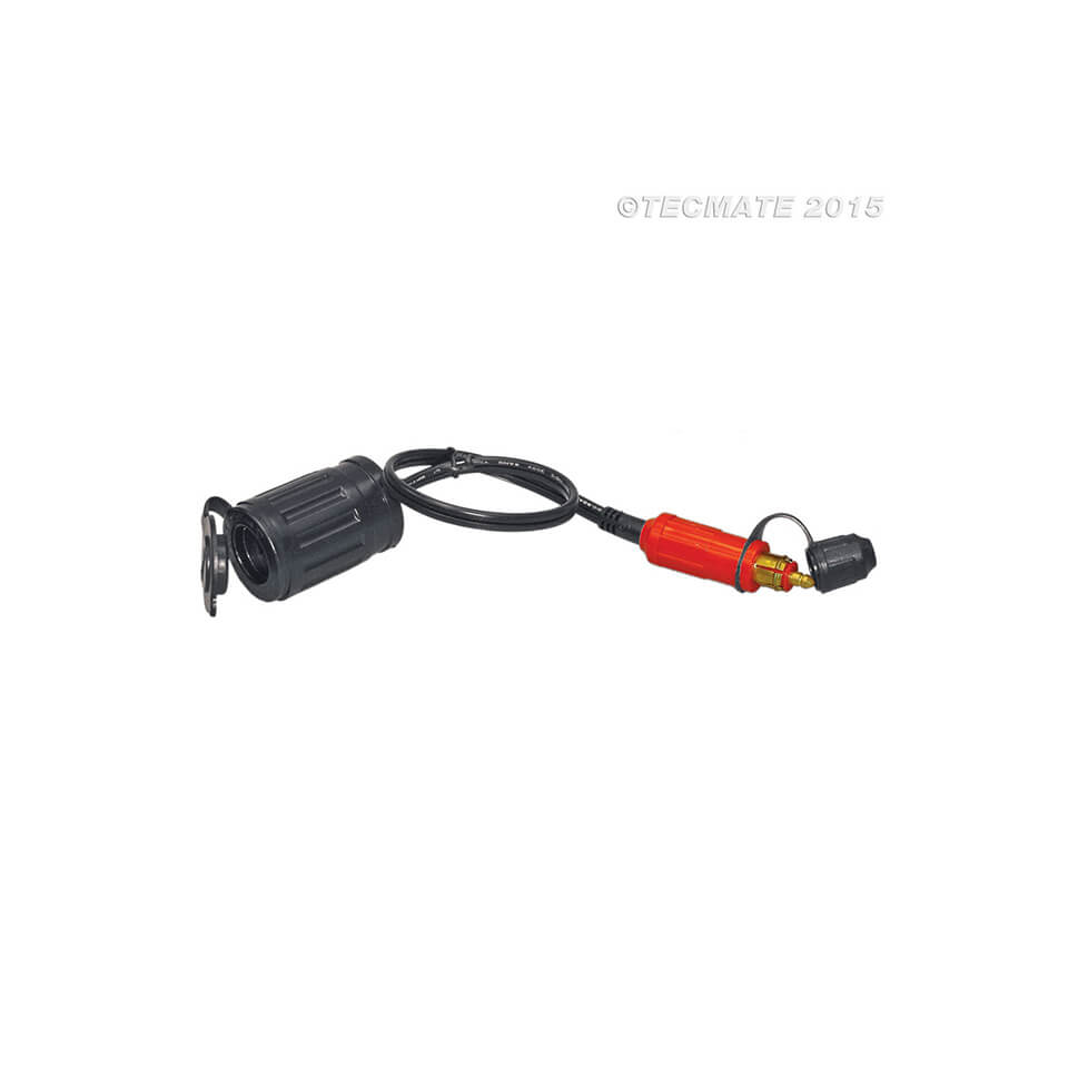 OPTIMATE Adapterkabel Motorrad-Steckdose auf Auto-Steckdose (No.16) Figura 1