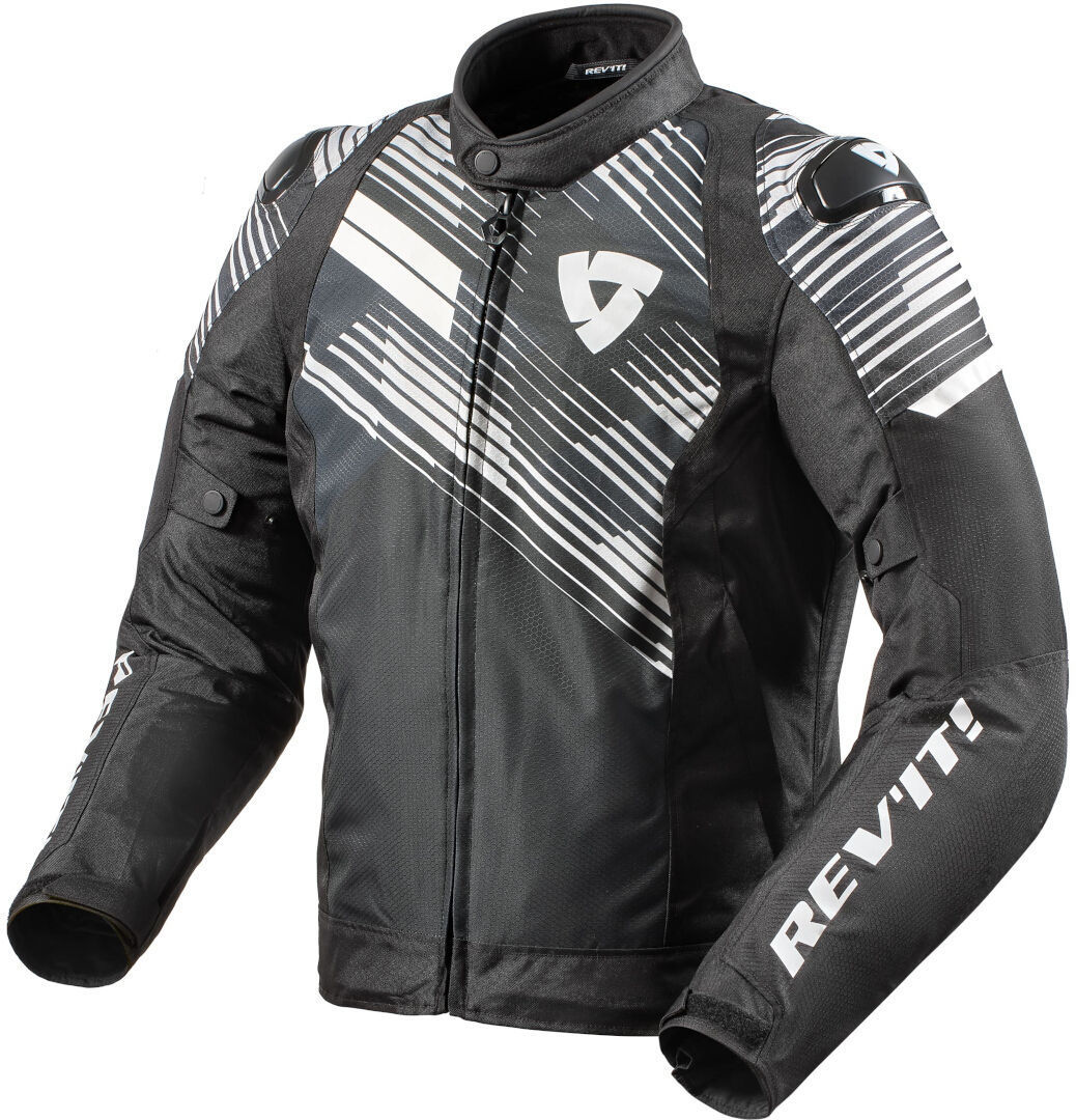 Revit Apex TL Jachetă textilă pentru motociclete alb/negru XXL Figura 1